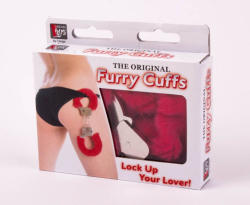 NMC Metal Handcuff With Plush Red