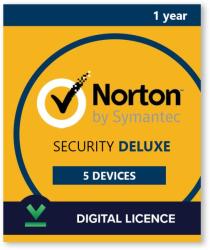 Symantec Norton Security Deluxe (5 Device / 1 Year) (AVS-NSEC1Y5D)