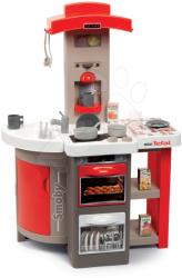 Smoby Bucătărie pliabilă Tefal Opencook Smoby roșie cu aparat de cafea, frigider și 22 accesorii (SM312200) Bucatarie copii