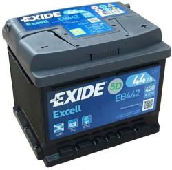 Exide Excell 44Ah 420A right+ (EB442)
