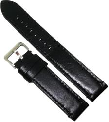  Curea de ceas XXL din piele neagra 18mm 20mm 22mm 24mm C3135 (C3135)