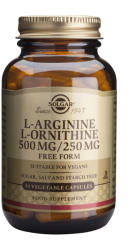 Solgar L-Arginine L-Ornithine 500/250mg 50 veg caps