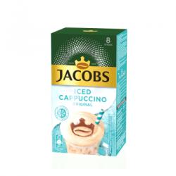 Jacobs Mix de cafea, Jacobs Iced Cappuccino Original, 8 plicuri x 17.8g
