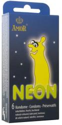 Amor Neon sötétben világító óvszer 6 db