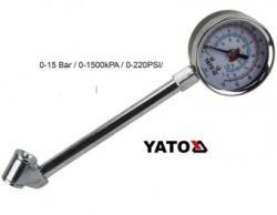 YATO Manometru pentru roti camioane 15 Bar, Yato, YT-24301