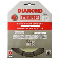 Strend Pro Disc diamantat pentru gresie Strend Pro Segment, 115 mm, taiere uscata, profesional