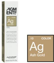 ALFAPARF Milano Pigments Ash Gold. 13 ultrakoncentrált tiszta pigment 8 ml