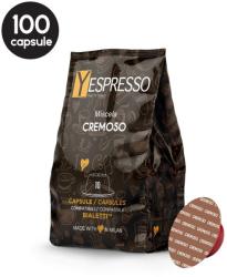 Yespresso 100 Capsule Yespresso Cremoso - Compatibile Bialetti Mokespresso
