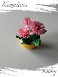 kezmuves-hobby. hu Minik minije - cserepes kisvirág
