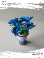 kezmuves-hobby. hu Forgószél - Quilling Cserepes kisvirágok
