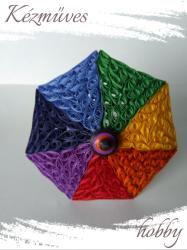 kezmuves-hobby. hu Színes esernyő asztaldísz
