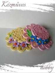 kezmuves-hobby. hu Csepp formás kalap - Quilling Asztaldísz