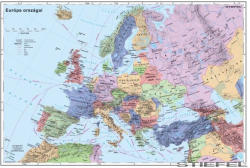 Stiefel Európa országai térképe, falitérkép (447427-M)
