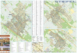 Stiefel Monor, Pilis, Albertirsa térképe, falitérkép (118045T-XL)