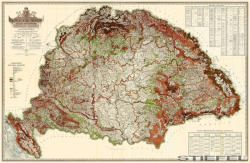 Stiefel Magyarország erdészeti falitérkép (HMERD-200x130T)