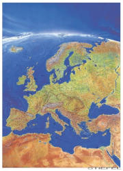 Stiefel Európa panoráma térképe, falitérkép (300400T-XL)