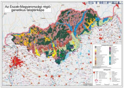 Stiefel Észak-Magyarország régió genetikus talajtérképe, falitérkép (135005T-XL)
