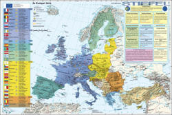 Stiefel Az Európai Unió (a tagok és tagjelöltek zászlóival) falitérkép (4100377-L)