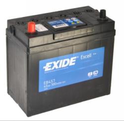 Exide Excell EB457 45Ah 330A left+ Asia (EB457)