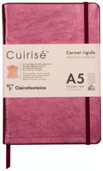 Clairefontaine Notebook cu coperta tare din piele Cuirise, A5, Clairefontaine