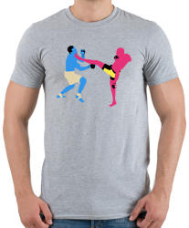 printfashion MMA - Férfi póló - Sport szürke (1673966)