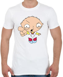printfashion Stewie - Férfi póló - Fehér (1667752)