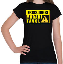 printfashion Friss Jogsi - Női póló - Fekete (1660991)