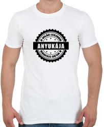 printfashion Világ Legjobb Anyukája - Férfi póló - Fehér (1658670)