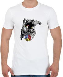 printfashion Rubik Cube - Férfi póló - Fehér (1649644)