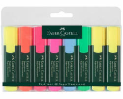 Faber-Castell Textmarker 1548 FABER-CASTELL 8 buc/set, FC154862