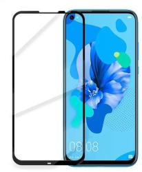 Temp-glass006371 Huawei Nova 5i / P20 Lite (2019) fekete 5D-teljes lefedettséget biztosító Karcálló, ütésálló kijelzővédő üvegfólia, 9H tempered glass, törlőkendővel (Temp-glass006371)