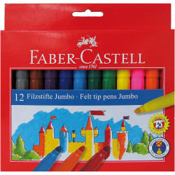 Faber-Castell Carioci 12 culori/set FABER-CASTELL Jumbo, FC554312