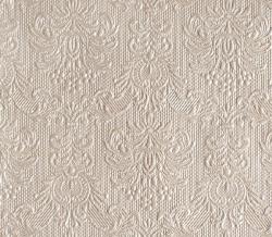 cappuccino dombornyomott szalvéta 33x33 (15 db) LACE - partyparadicsom - 820 Ft
