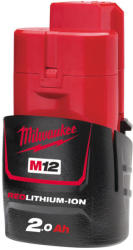 Milwaukee M12 B2 12V 2.0Ah Li-Ion (4932430064)