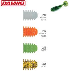 Damiki Grub DAMIKI R-Grub 5.5cm 212 Orange Silver 12buc/plic (DMK-RGRUB2-212)