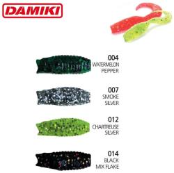 Damiki Grub DAMIKI WOW Grub 5.1cm 012 Chartreuse Silver 16buc/plic (DMK-WOWG2-012)