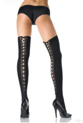 Leg Avenue fekete combfix hátul fűző berakással S/L