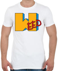 printfashion Weed - Férfi póló - Fehér (1699358)