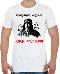 printfashion NYUGDÍJAS VAGYOK - Férfi póló - Fehér (1685990)