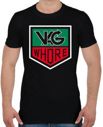 printfashion Vag Whore - Férfi póló - Fekete (1686946)