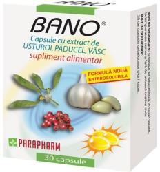 Parapharm Bano - Extract de usturoi, paducel si vasc 30 comprimate