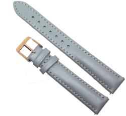  Curea de ceas din piele naturala Gri - 16mm - C3155 (C3155)