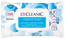 Cleanic Șervețele umede cu efect revigorant - Cleanic Clean & Fresh 200 buc