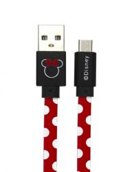 Disney Cablu Disney USB MicroUSB Minnie Dots Red (DUSMIN025)