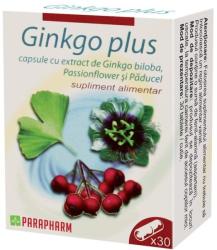 Parapharm Ginkgo Plus 30 comprimate