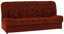  Kanapé, kinyitható rakodótérrel, szövet tégla / minta, ASIA NEW (0000150971)