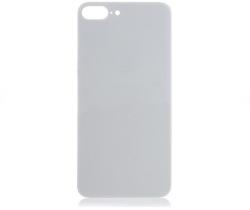 tel-szalk-014285 Apple iPhone 8 Plus fehér akkufedél, hátlap nagy lyukú kamera-kivágással (tel-szalk-014285)