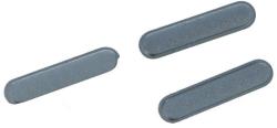  tel-szalk-014240 Apple iPad Air 2 / Mini 4 / Mini 5 / Pro 9.7 / Pro 12.9 szürke színű oldalsó gombok (3db) (tel-szalk-014240)