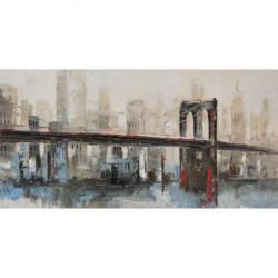 Mendola Tablou pictat manual Bridge, 60x120cm