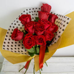 ImodFlowers Buchet de 13 trandafiri rosii